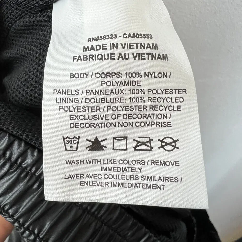 NIKE Sportswear Black Elastic Drawstring Waist Rebel Cargo Pants w/ Pockets Sz L